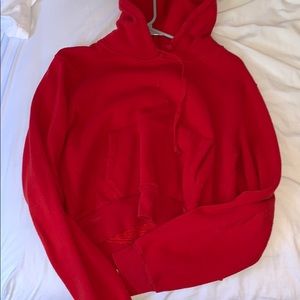 Red hoodie